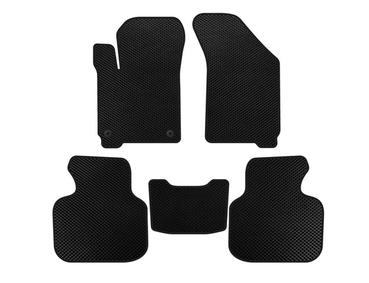 EVA Floor Mats (2011-2020, 7-Seater, Black) for Dodge Journey 2008-2020 - image 1
