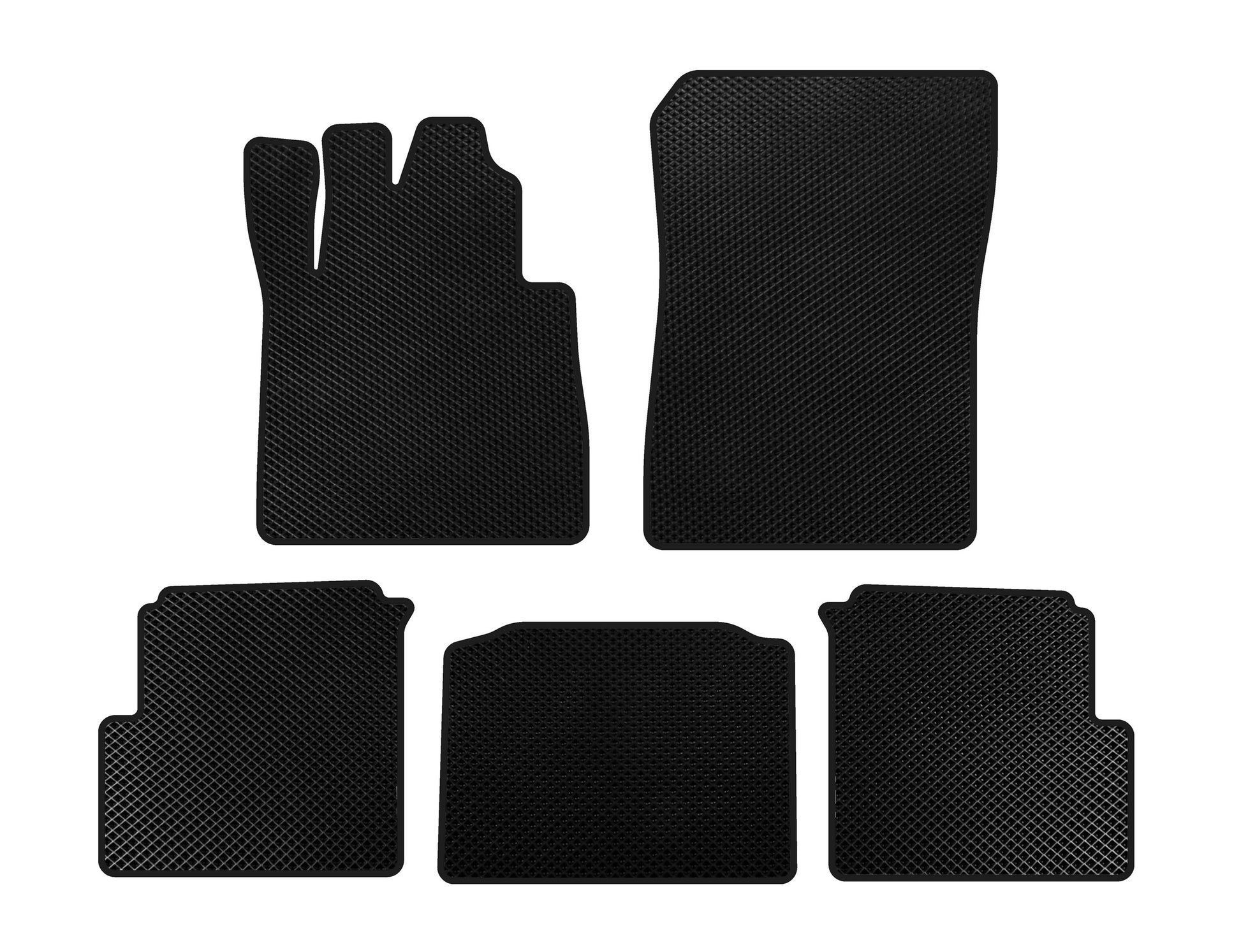 EVA Floor Mats (2012-2015, 5-Door, Black) for Mercedes G сlass W463 1990-2018 - image 1