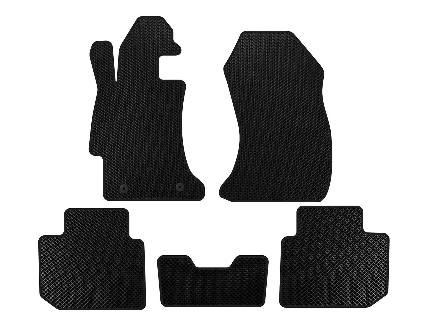 EVA Floor Mats (SD, Black) for Subaru Impreza 2011-2016 - image 1