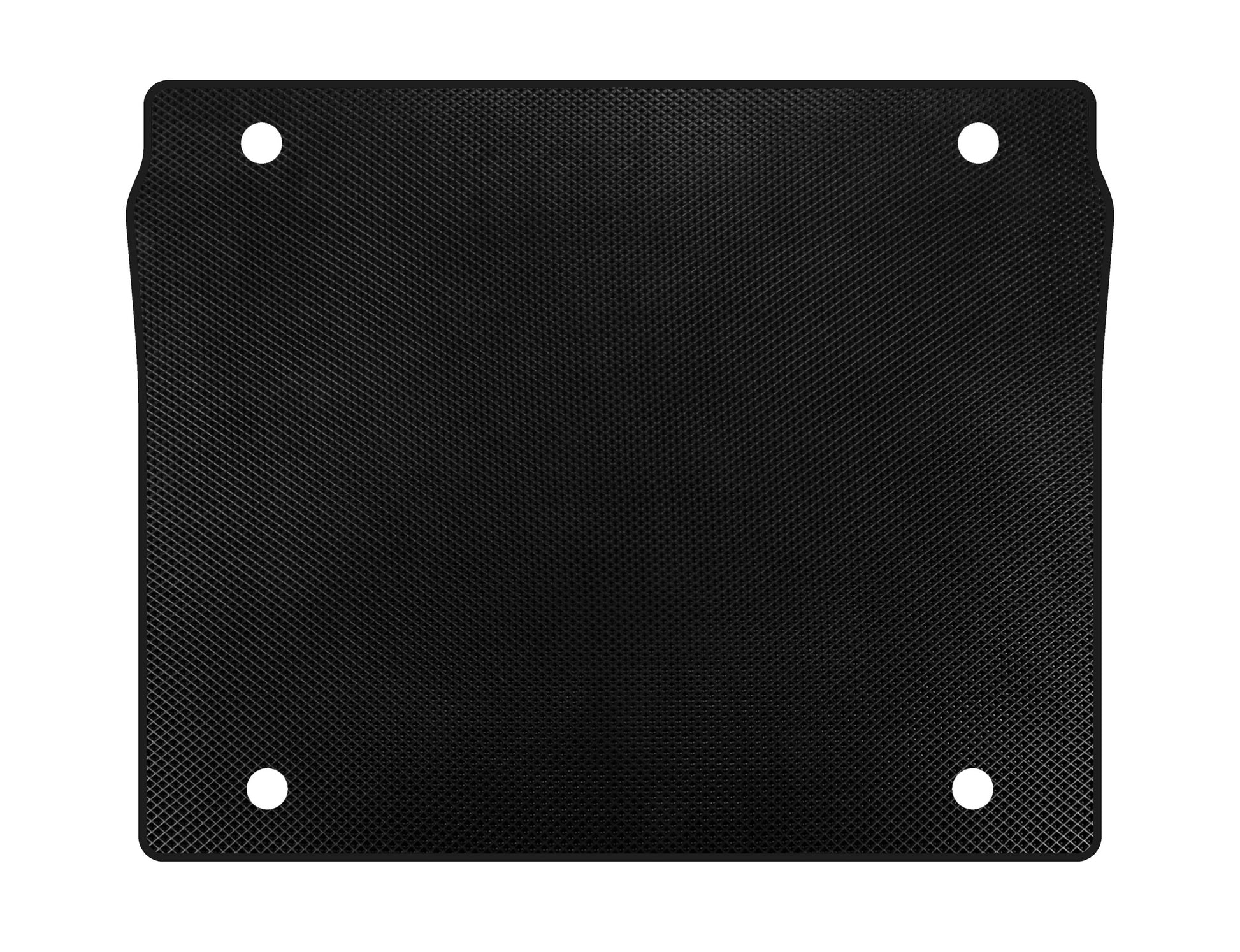Carpet in the trunk (5-seater/Short base, Black) for Fiat Doblo II 2010-2022 - image 1