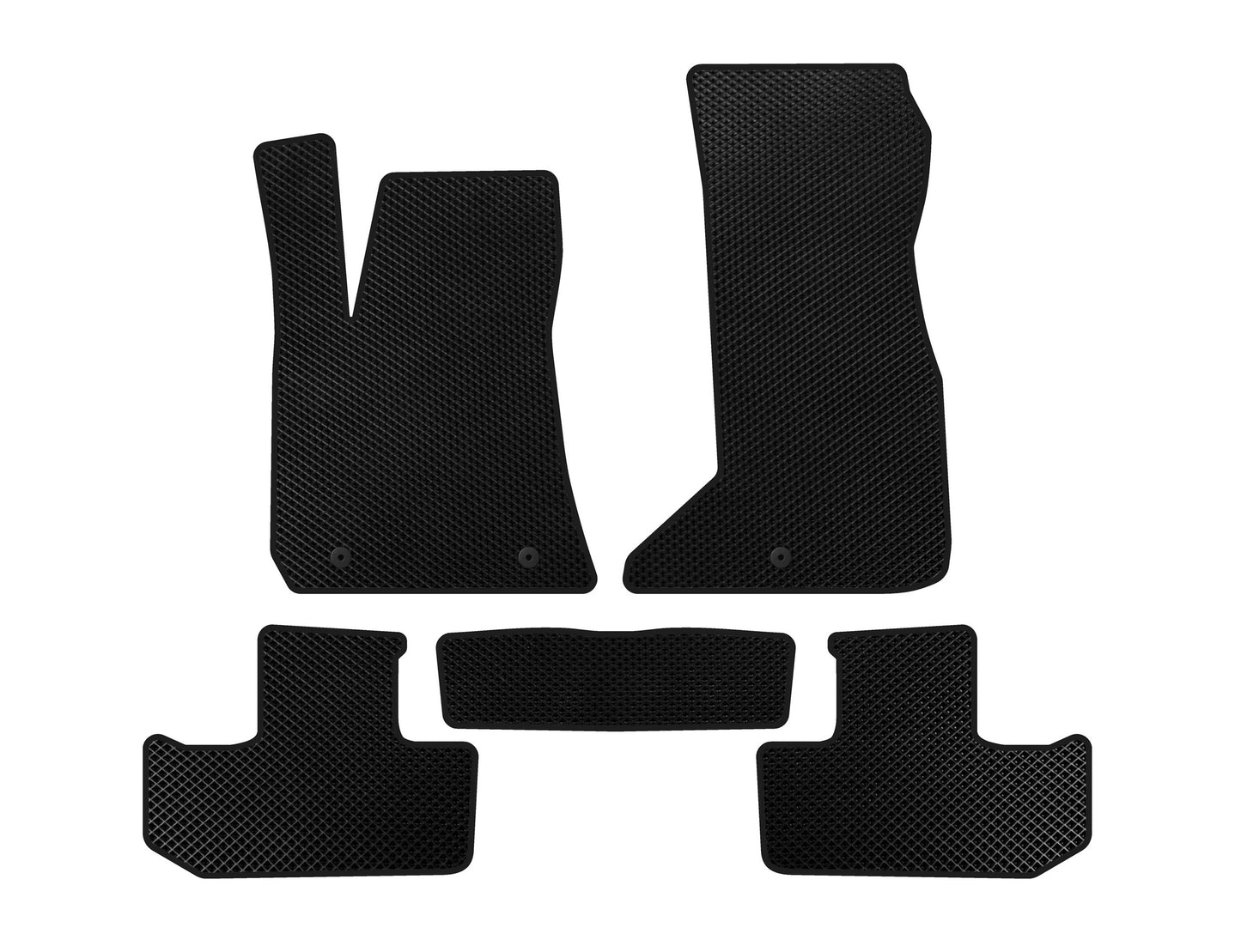 EVA Floor Mats (Coupe, Black) for Dodge Challenger 2008-2023 - image 1