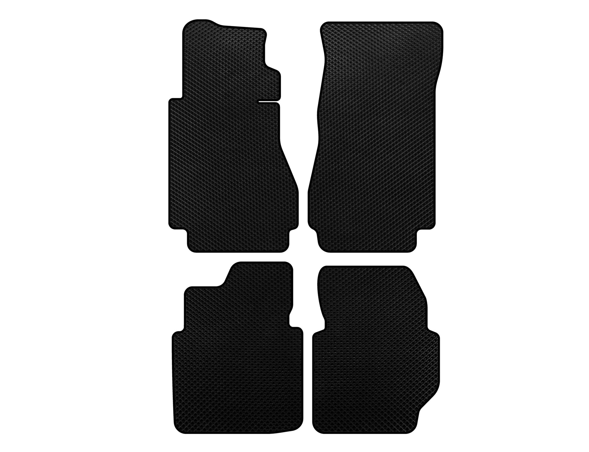 EVA Floor Mats (black) for Mercedes W123 1975-1986 - image 1