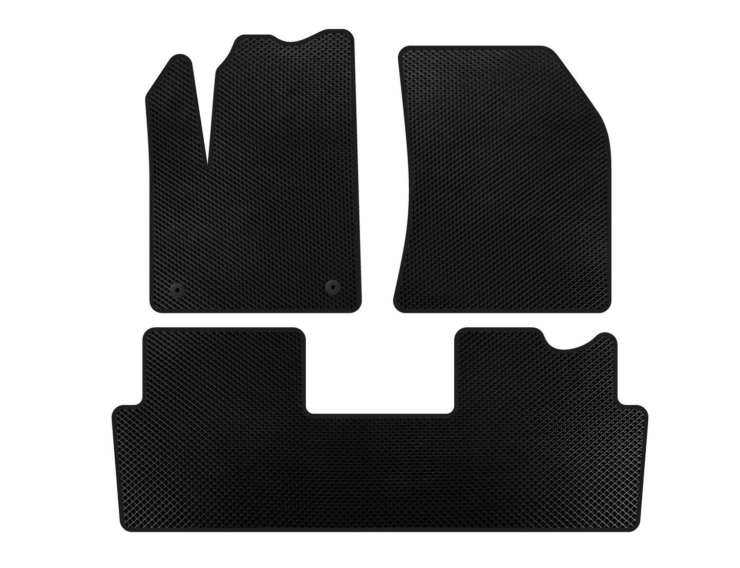EVA Floor Mats (2018+, Black) for Citroen DS-7 2017- - image 1