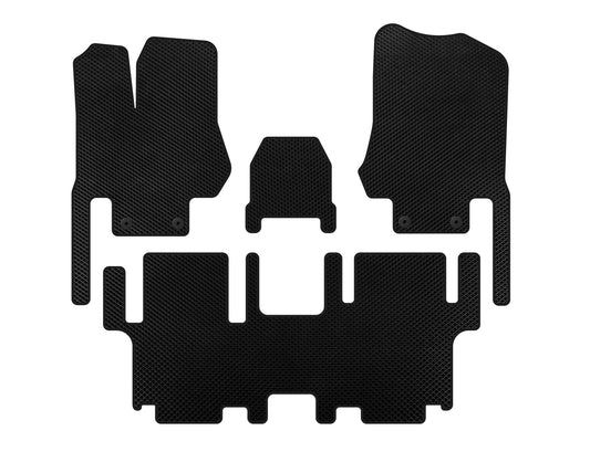 EVA Floor Mats (2 Rows, 7-Seater, Black) for Nissan Quest 2011-2017 - image 1