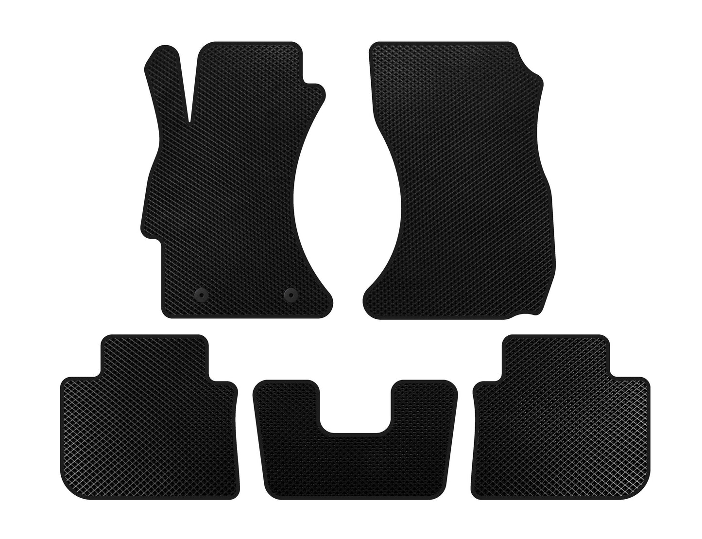 EVA Floor Mats (SD, Black) for Subaru WRX 2014- - image 1