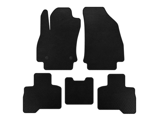 EVA Floor Mats (For Qubo 2008-2016, Black) for Fiat Fiorino/Qubo 2008-2024 - image 1