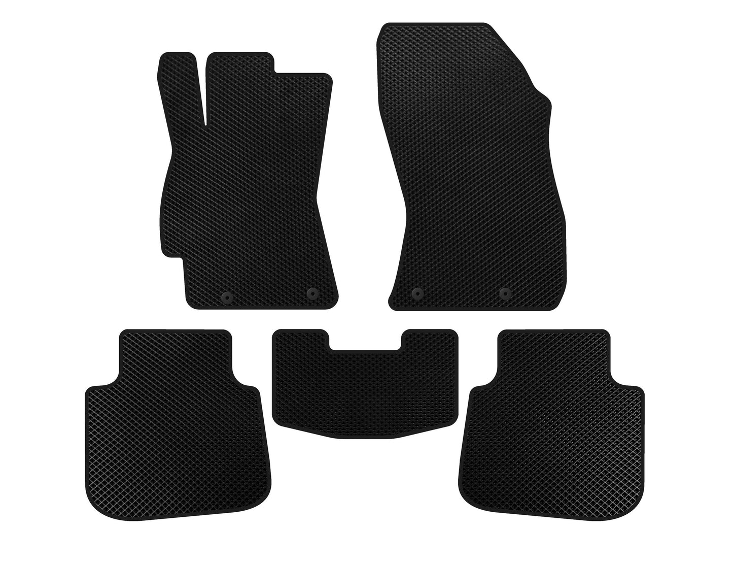 EVA Floor Mats (SD, Legacy BN, Black) for Subaru Legacy 2014-2019 - image 1