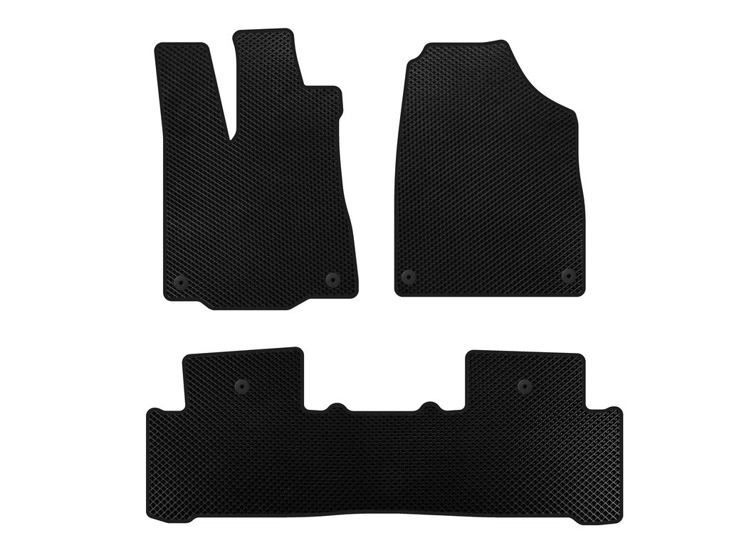 EVA Floor Mats (2 Rows, Black) for Acura MDX 2013-2020 - image 1