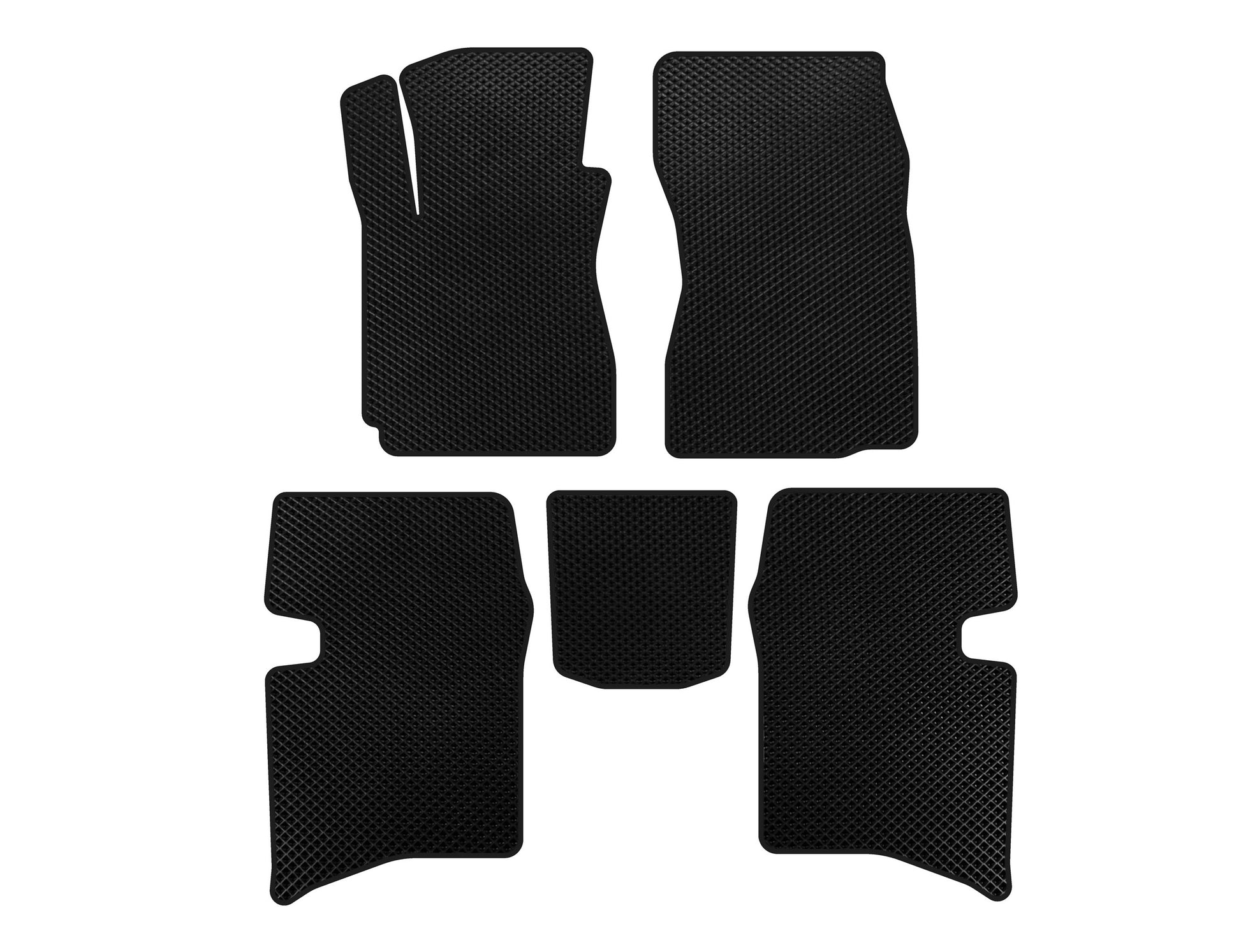 EVA Floor Mats (SD, Black) for Geely MK 2006-2014 - image 1