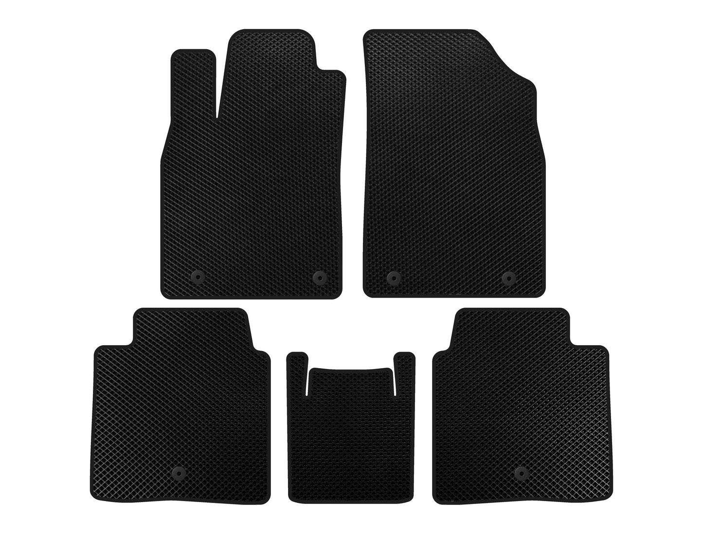 EVA Floor Mats (SD, Hybrid, Black) for Lexus ES 2012-2018 - image 1