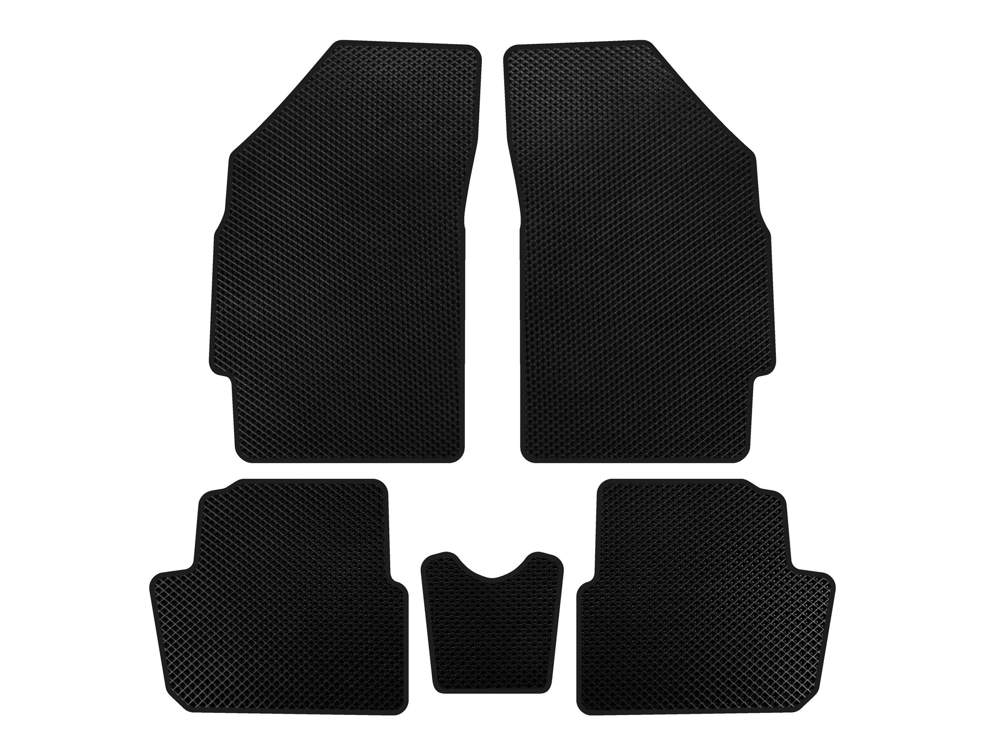 EVA Floor Mats (HB, Black) for RAVON R2 2016-2020 - image 1