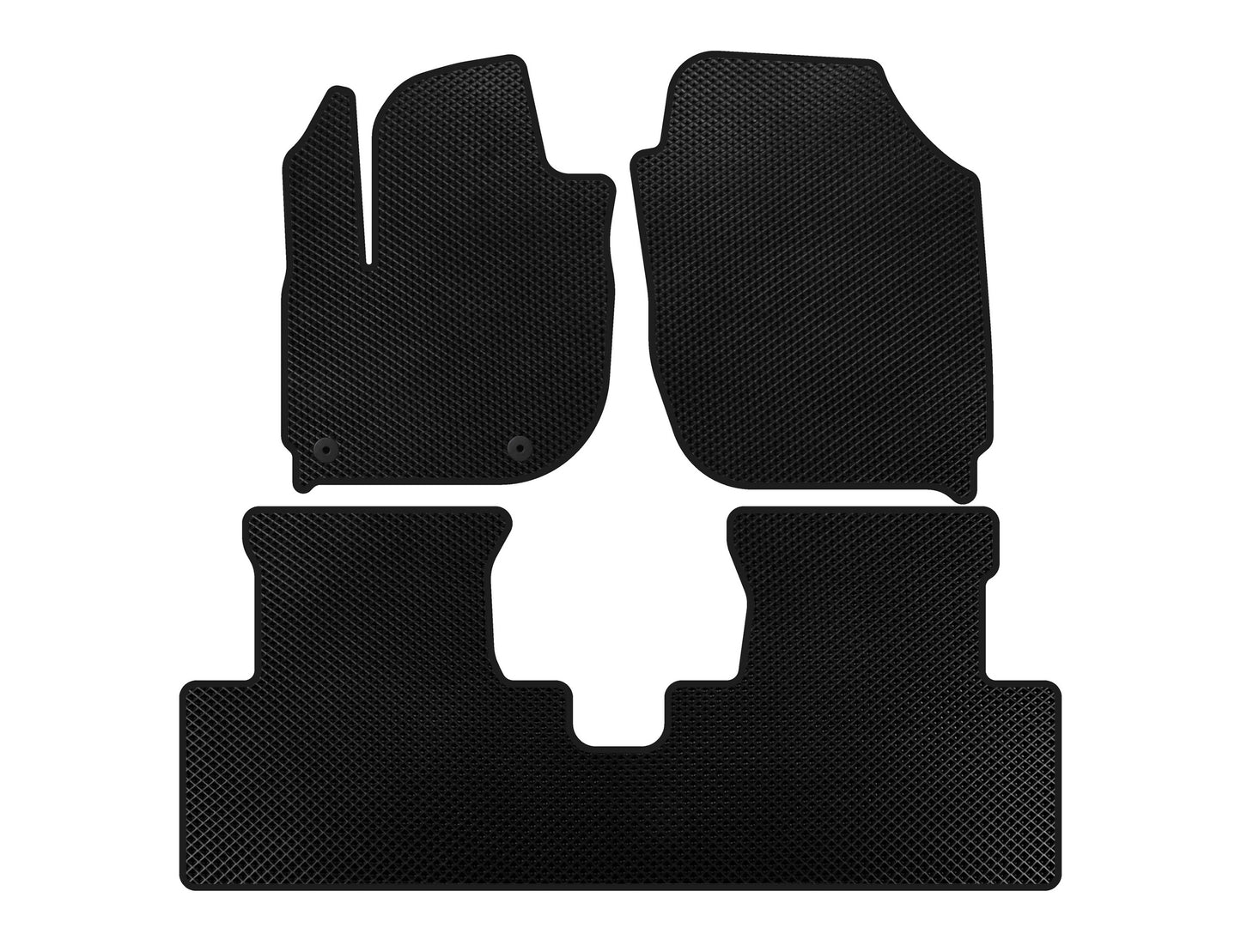 EVA Floor Mats (Electric, Black) for Honda X-NV/Ciimo X-NV 2019- - image 1