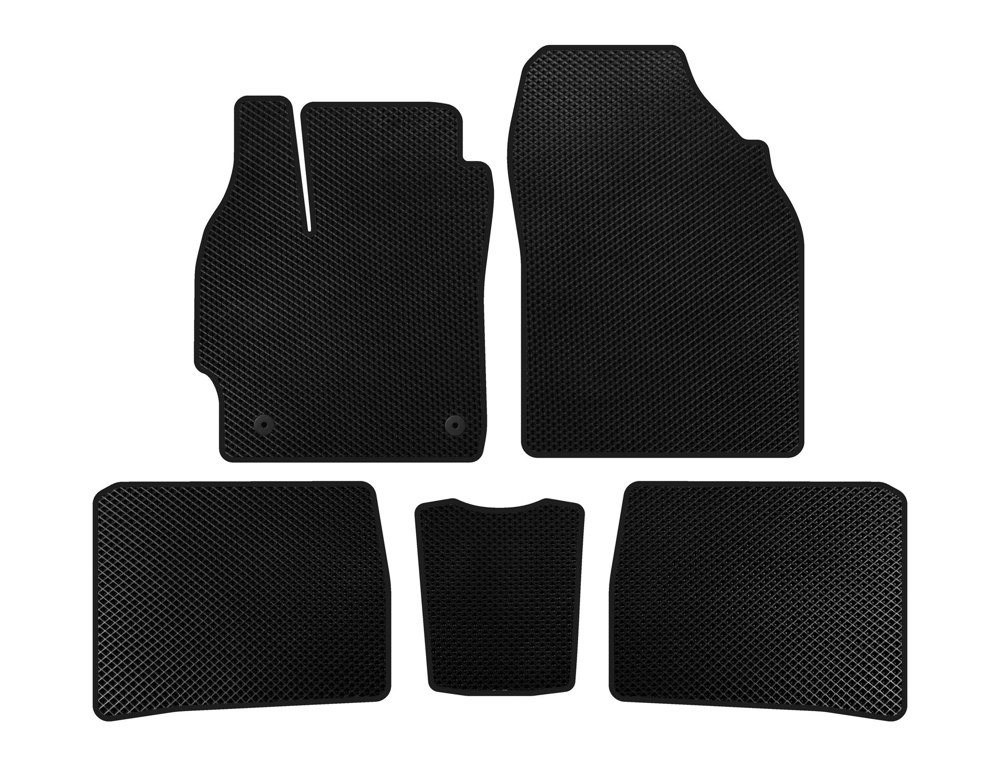 EVA Floor Mats (LB, Black) for Toyota Prius 2009-2015 - image 1