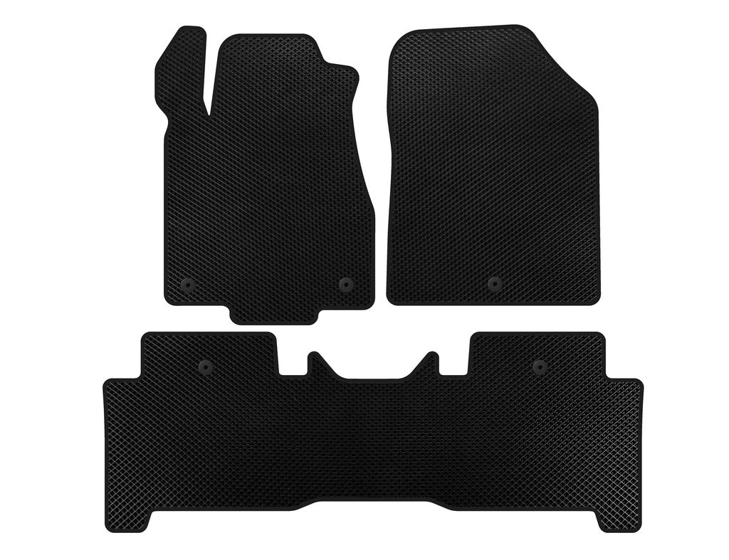 EVA Floor Mats (2 Rows, Black) for Acura MDX 2007-2013 - image 1