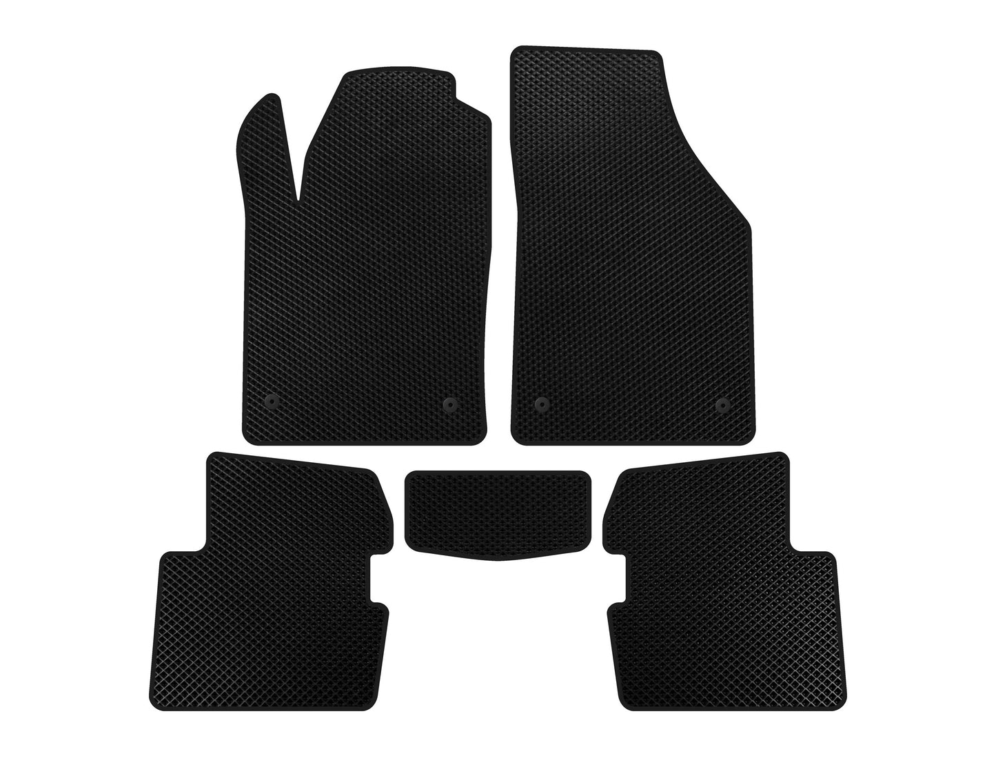 EVA Floor Mats (SD, Black) for Dodge Dart 2012-2017 - image 1