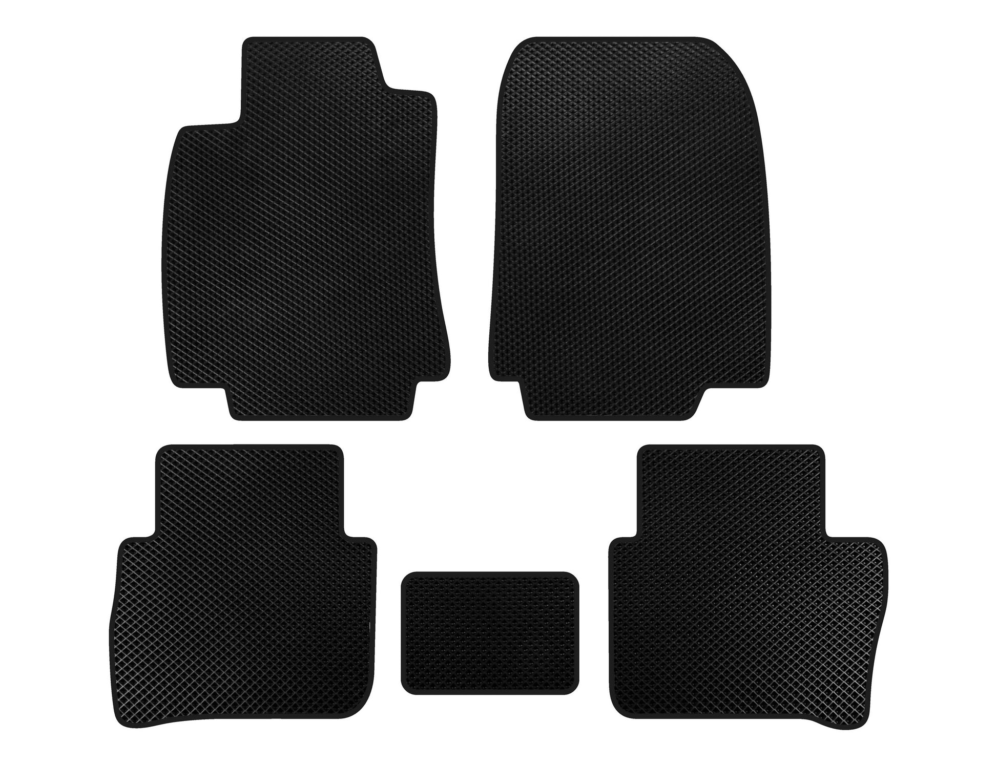 EVA Floor Mats (HB, Black) for Nissan Tiida 2011-2014 - image 1