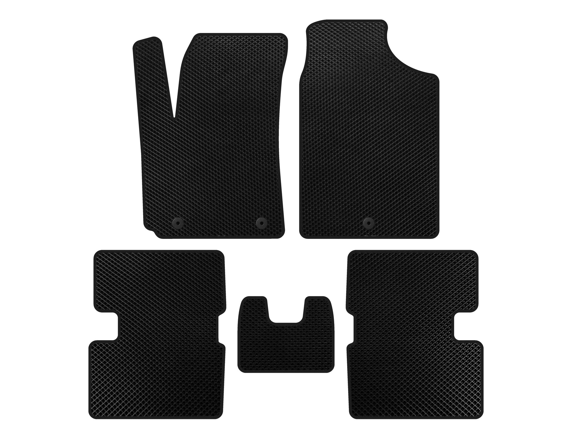 EVA Floor Mats (HB, Black) for Kia Picanto 2016- - image 1