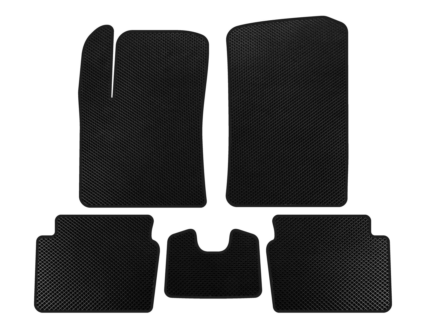 EVA Floor Mats (HB, Black) for Hyundai I-10 2008-2013 - image 1