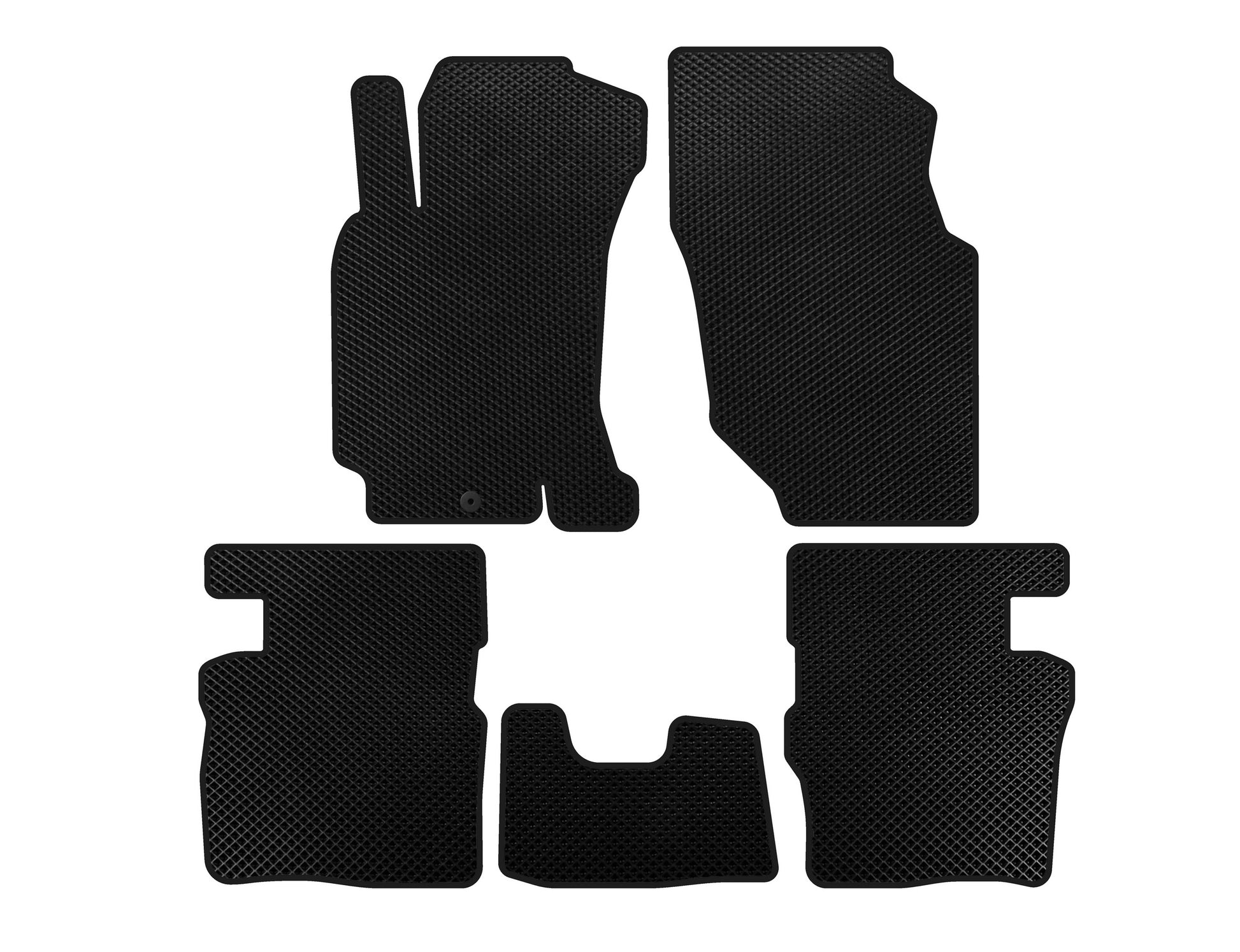 EVA Floor Mats (5-Door, Black) for Honda HR-V 1998-2006 - image 1