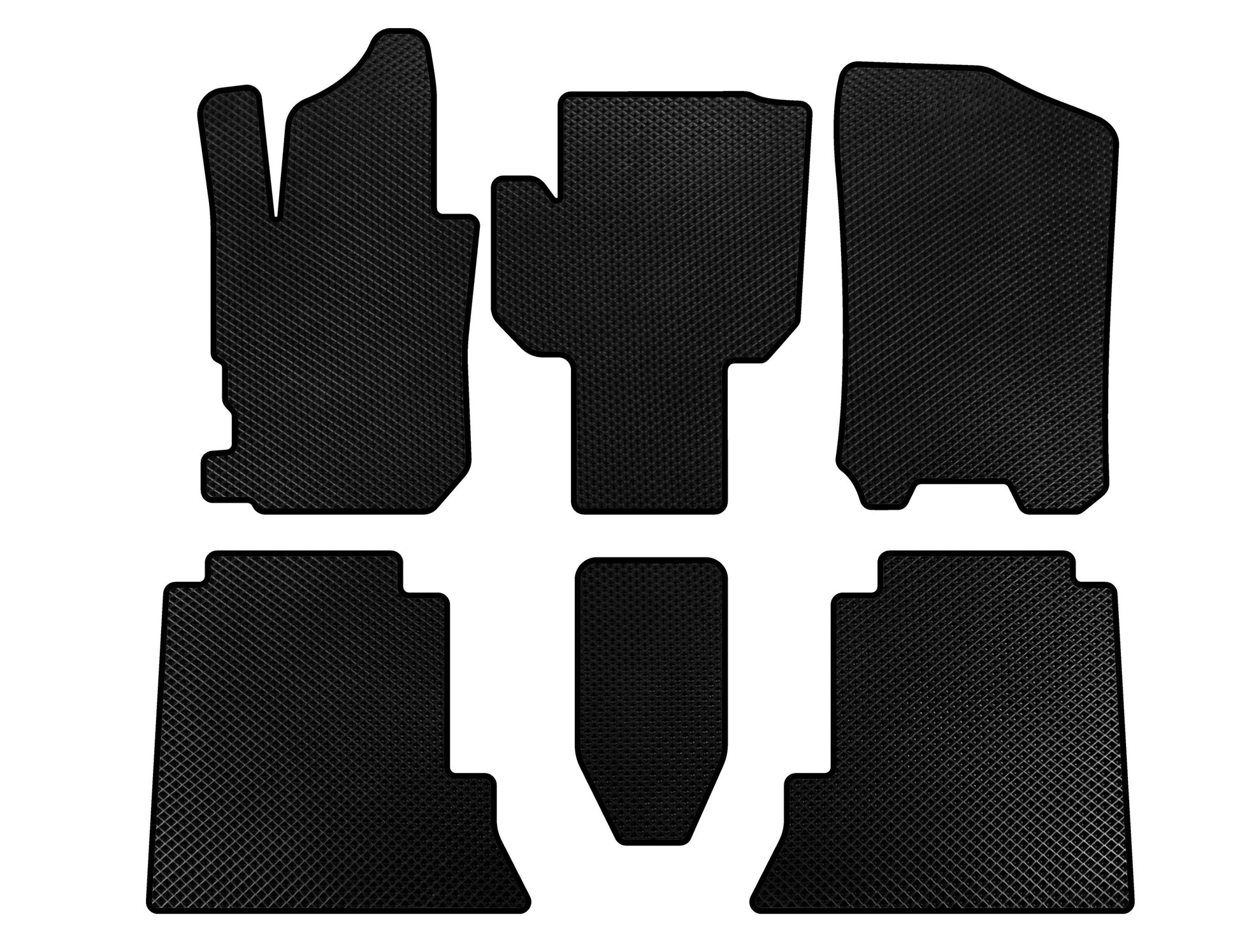 EVA Floor Mats (Black) for Honda FR-V 2004-2009 - image 1
