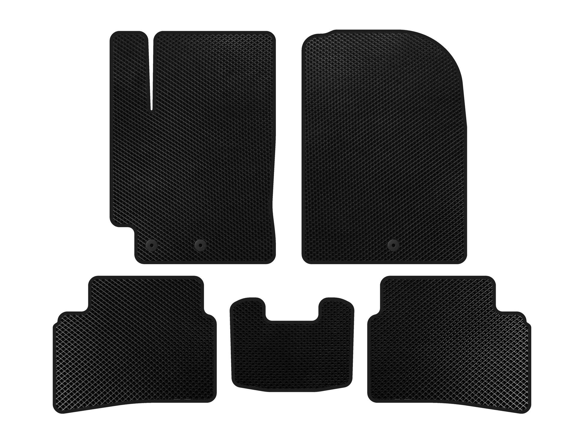 EVA Floor Mats (2019+, Black) for Kia Stonic 2017- - image 1