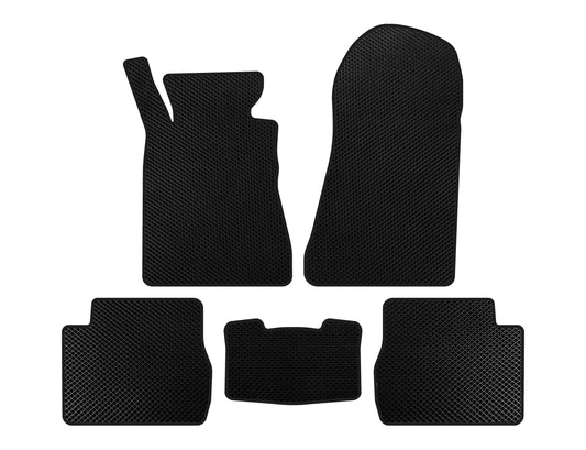 EVA Floor Mats (SD, Black) for Mercedes W201 (190) 1982-1993 - image 1