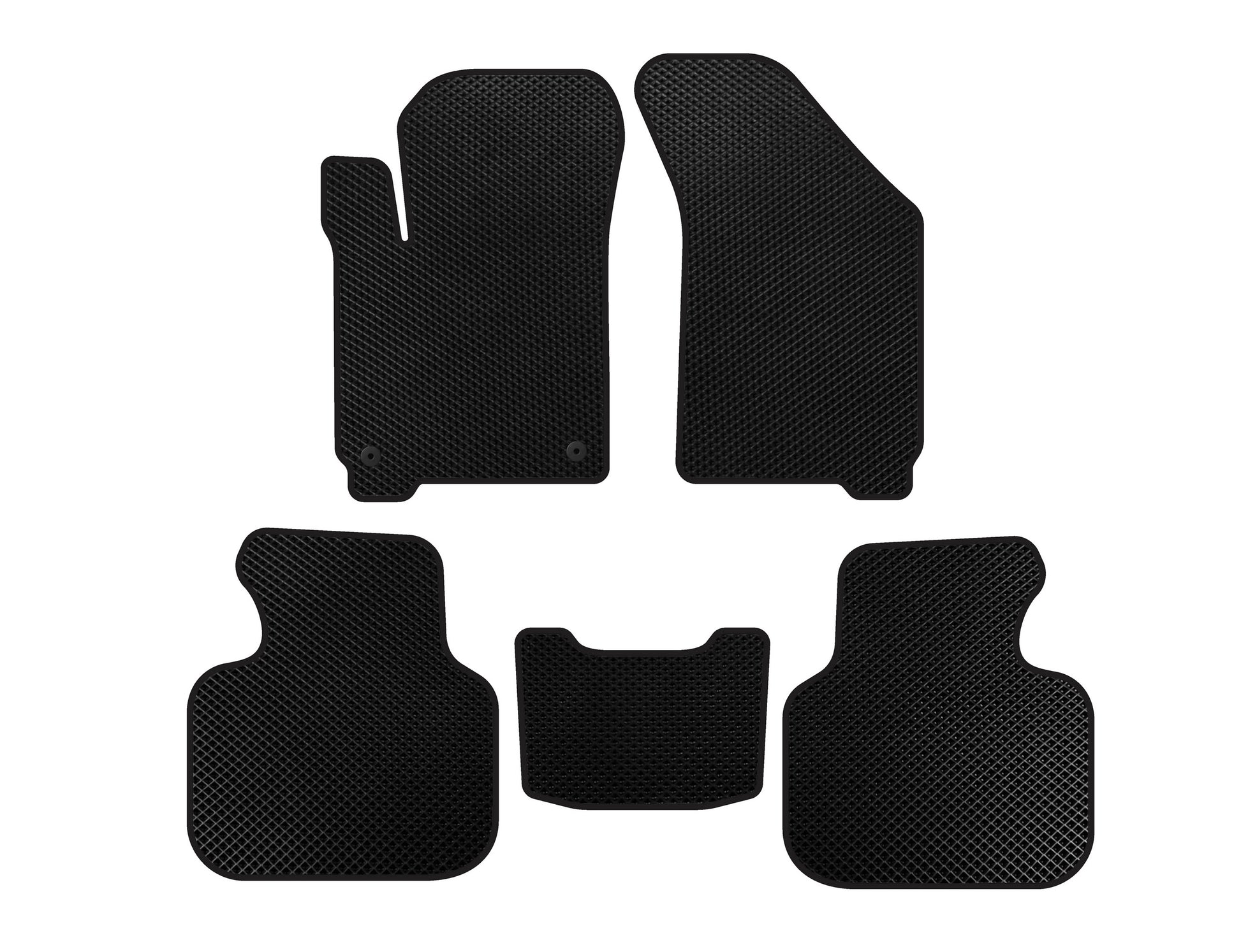 EVA Floor Mats (2008-2011, Black) for Dodge Journey 2008-2020 - image 1