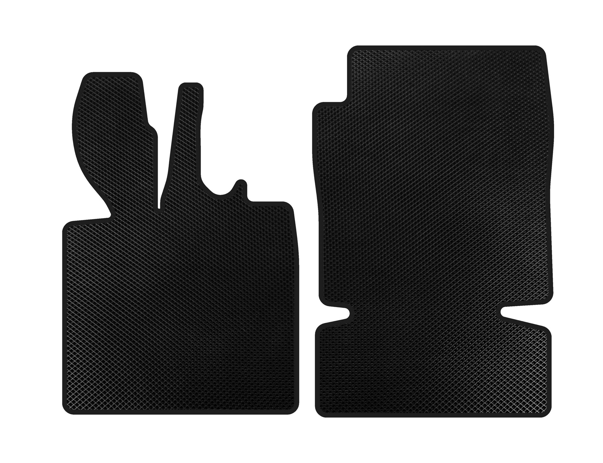 EVA Floor Mats (2003-2007, Coupe, Black) for Smart 1998-2007 - image 1