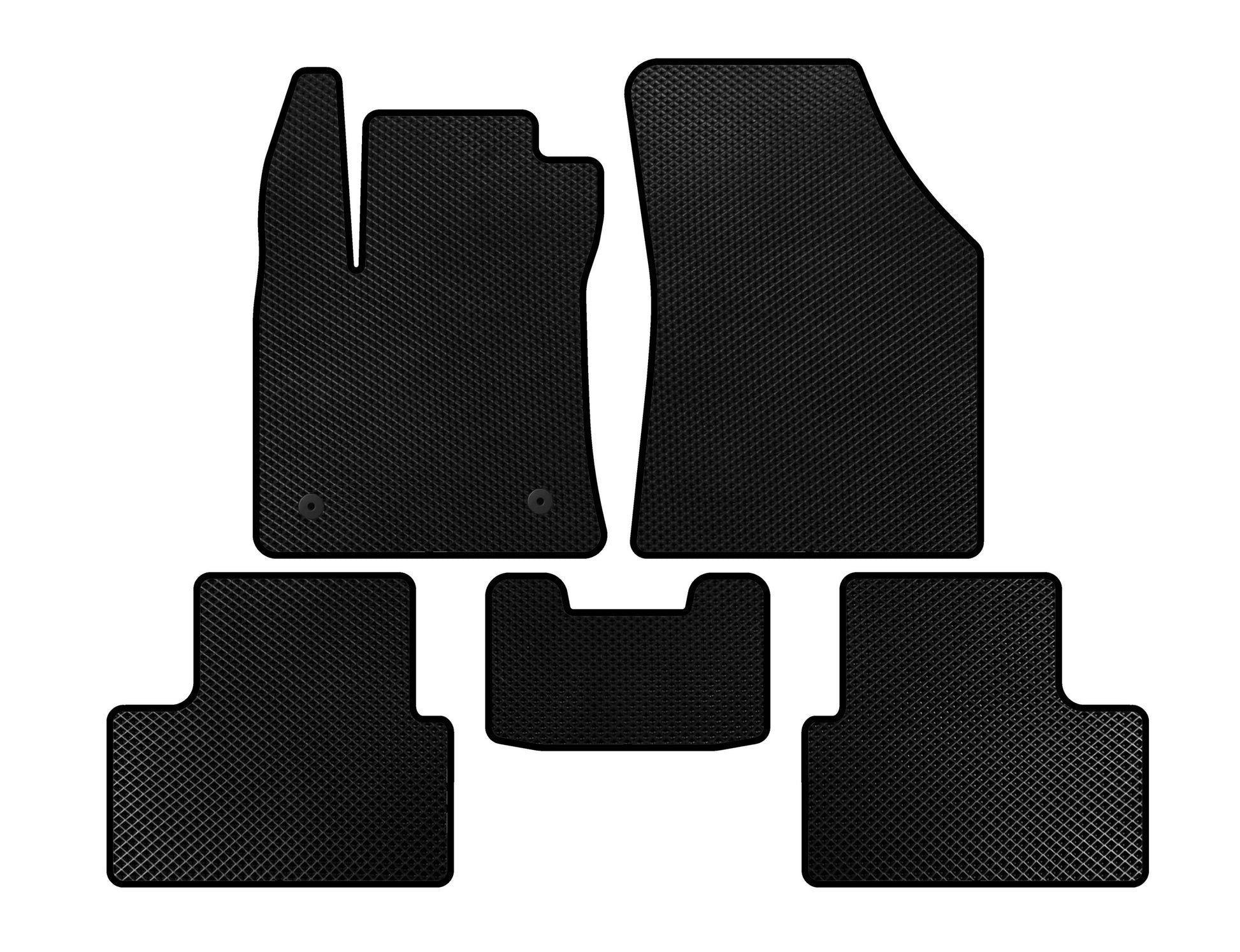 EVA Floor Mats (SD, Black) for Renault Megane IV 2016-2025 - image 1