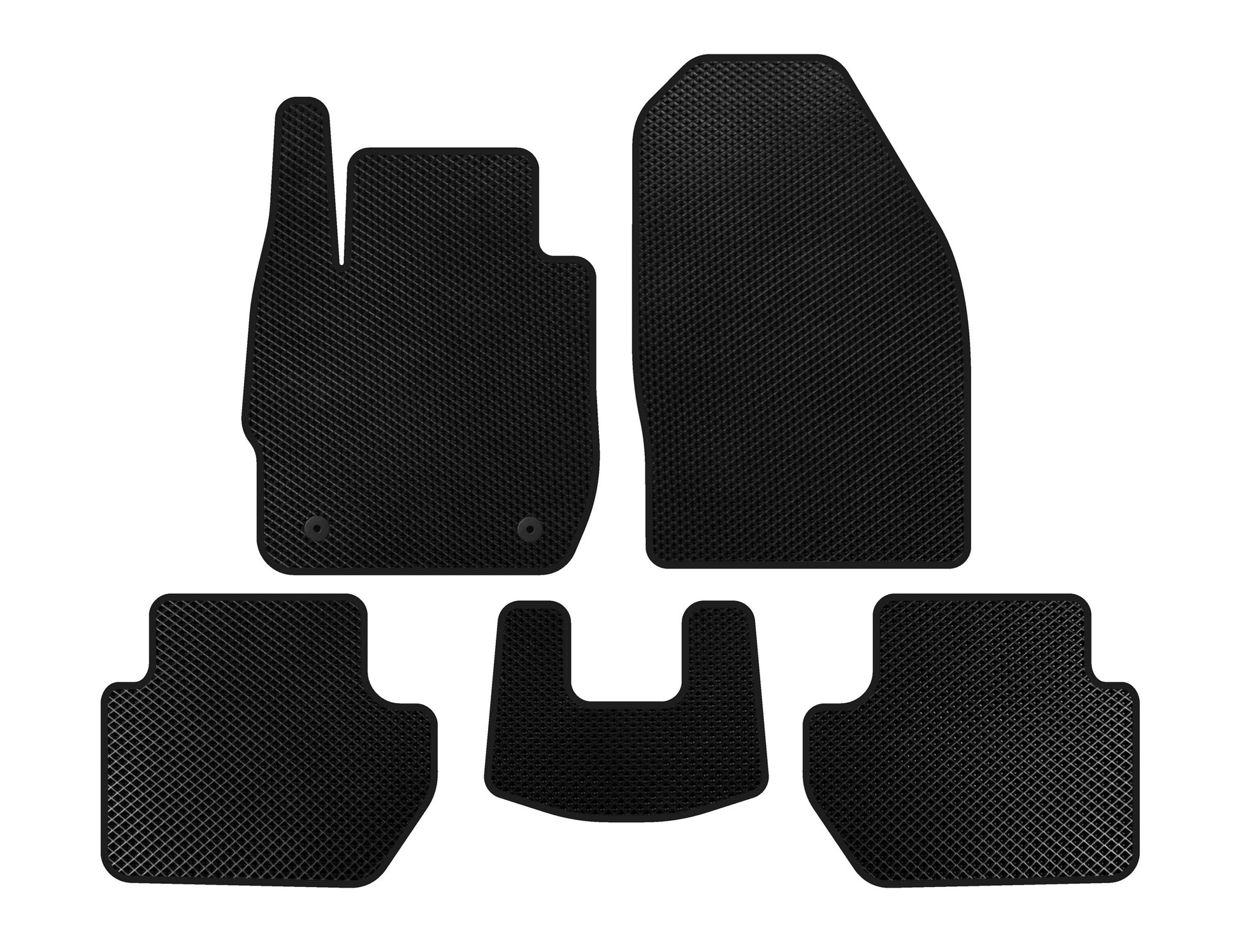 EVA Floor Mats (SD, Black) for Ford Ka 2016- - image 1