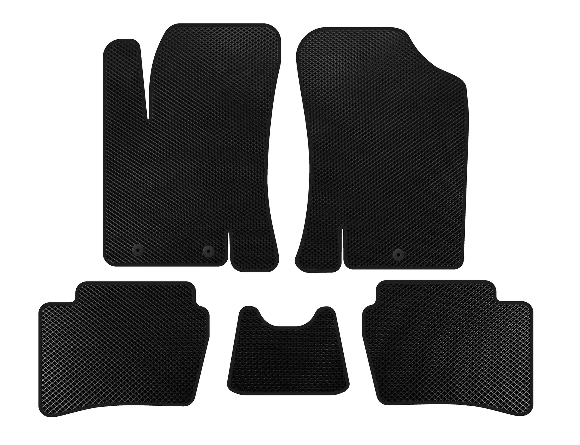 EVA Floor Mats (HB, Black) for Hyundai I-20 2008-2012 - image 1