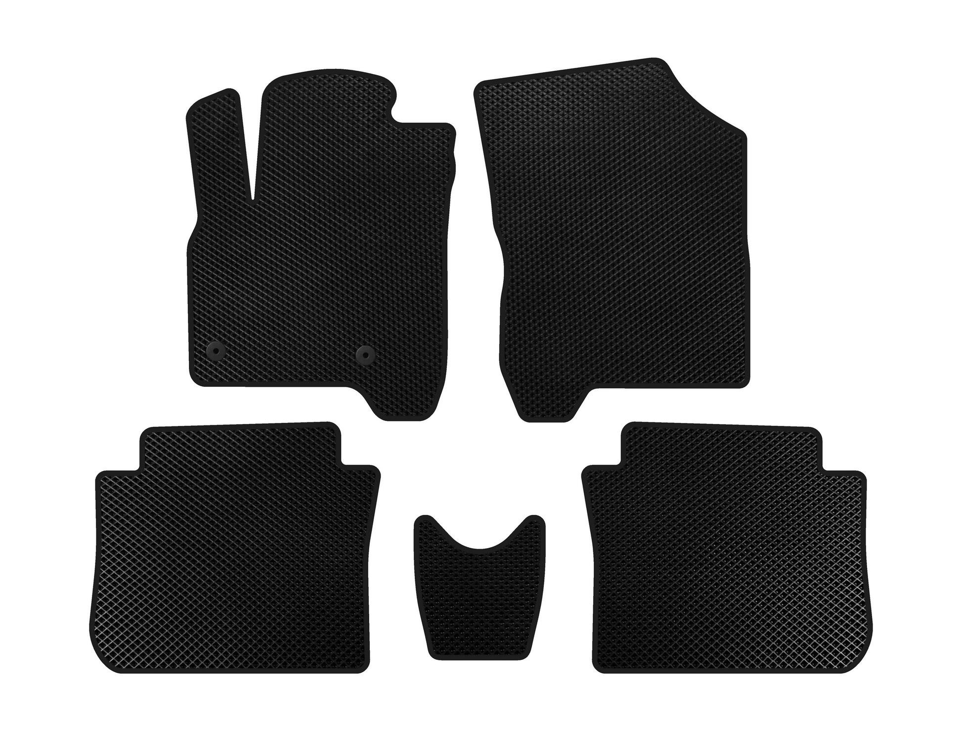 EVA Floor Mats (Black) for Citroen C-3 Picasso 2010-2017 - image 1