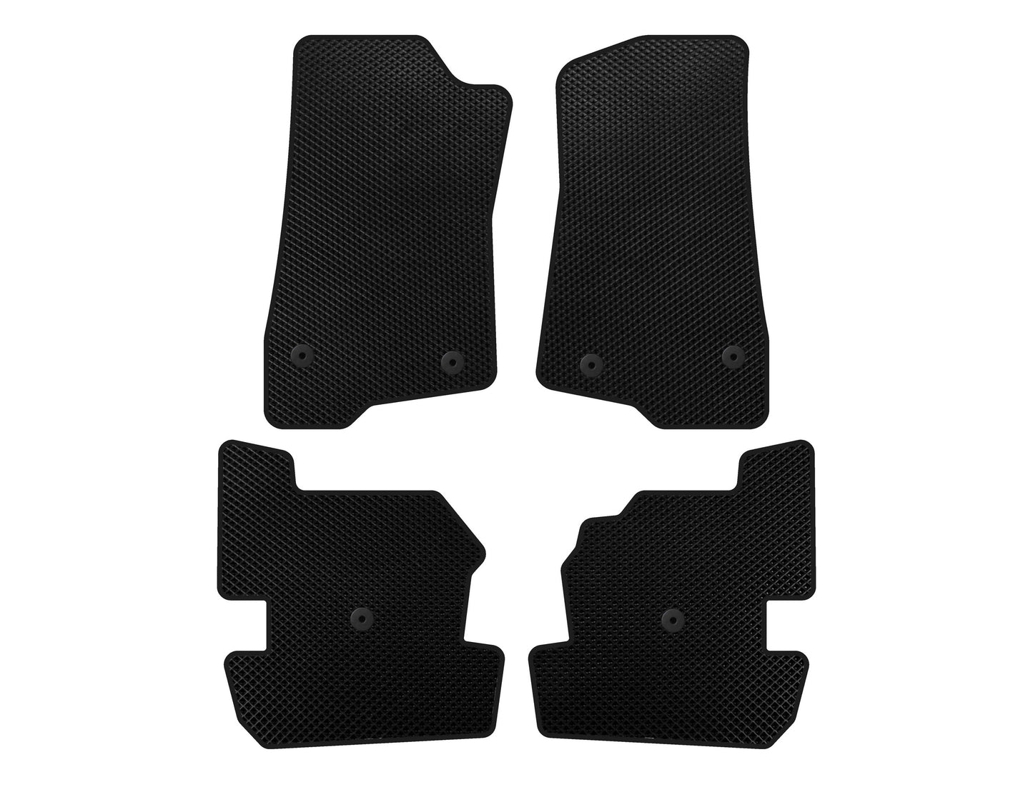 EVA Floor Mats (black) for Jeep Wrangler 2018- - image 1