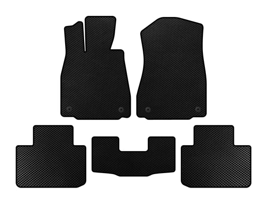 EVA floor mats (SD, Non-4WD, Black) for Lexus IS 2013- - image 1