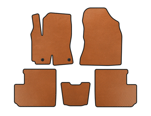 EVA Floor Mats (Orange) for Toyota Rav 4 2001-2005 - image 1