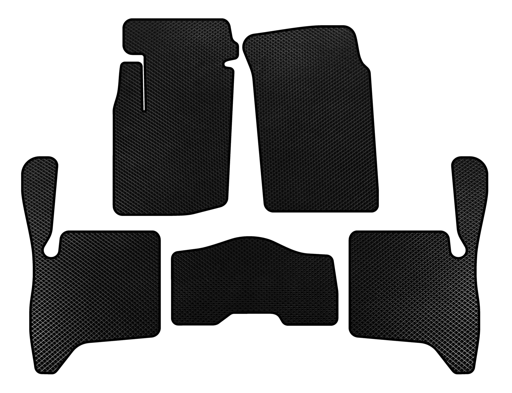 EVA Floor Mats (3-Door, Black) for Suzuki Vitara 1998-2006 - image 1