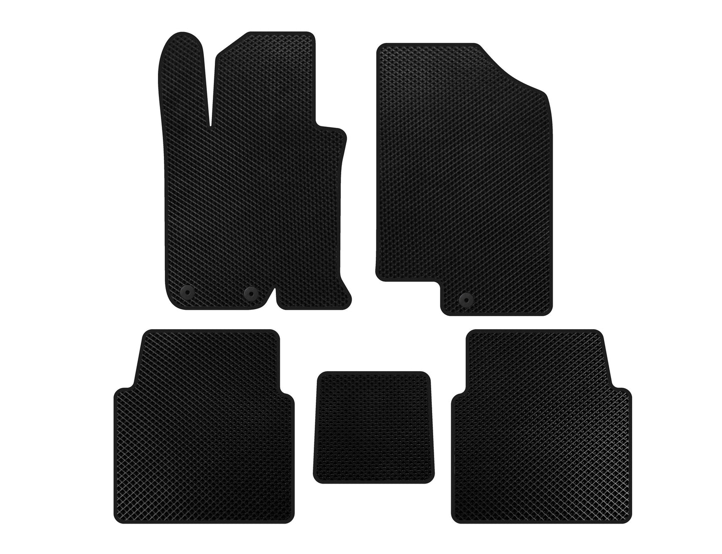 EVA Floor Mats V-1 (SD, Black) for Kia Optima 2010-2016 - image 1