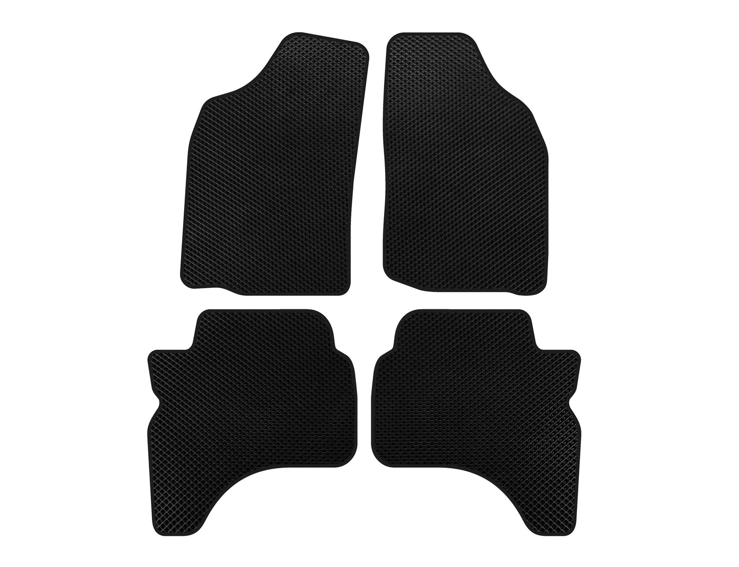 EVA Floor Mats (black) for Mitsubishi L200 1996-2006 - image 1