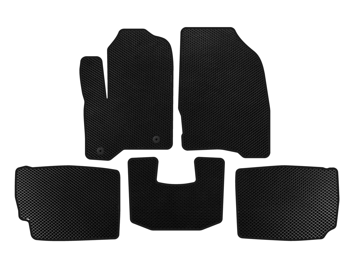EVA Floor Mats (2010-2012, Black) for Ford Taurus 2010-2019 - image 1