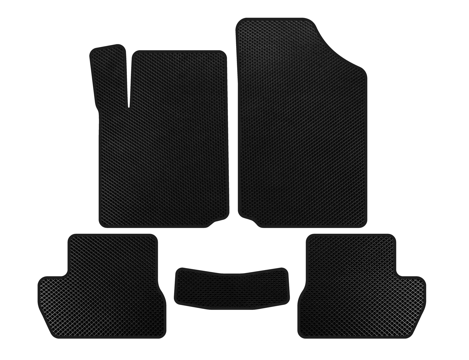 EVA Floor Mats (Black) for Citroen C-2 2003-2009 - image 1