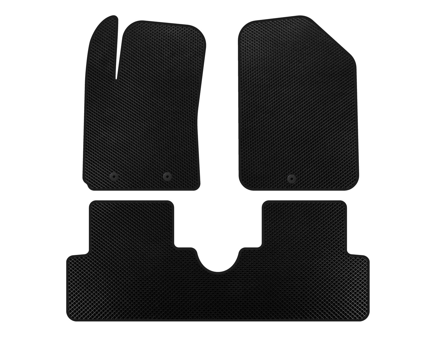 EVA Floor Mats (HB, Black) for Hyundai I-10 2014-2017 - image 1