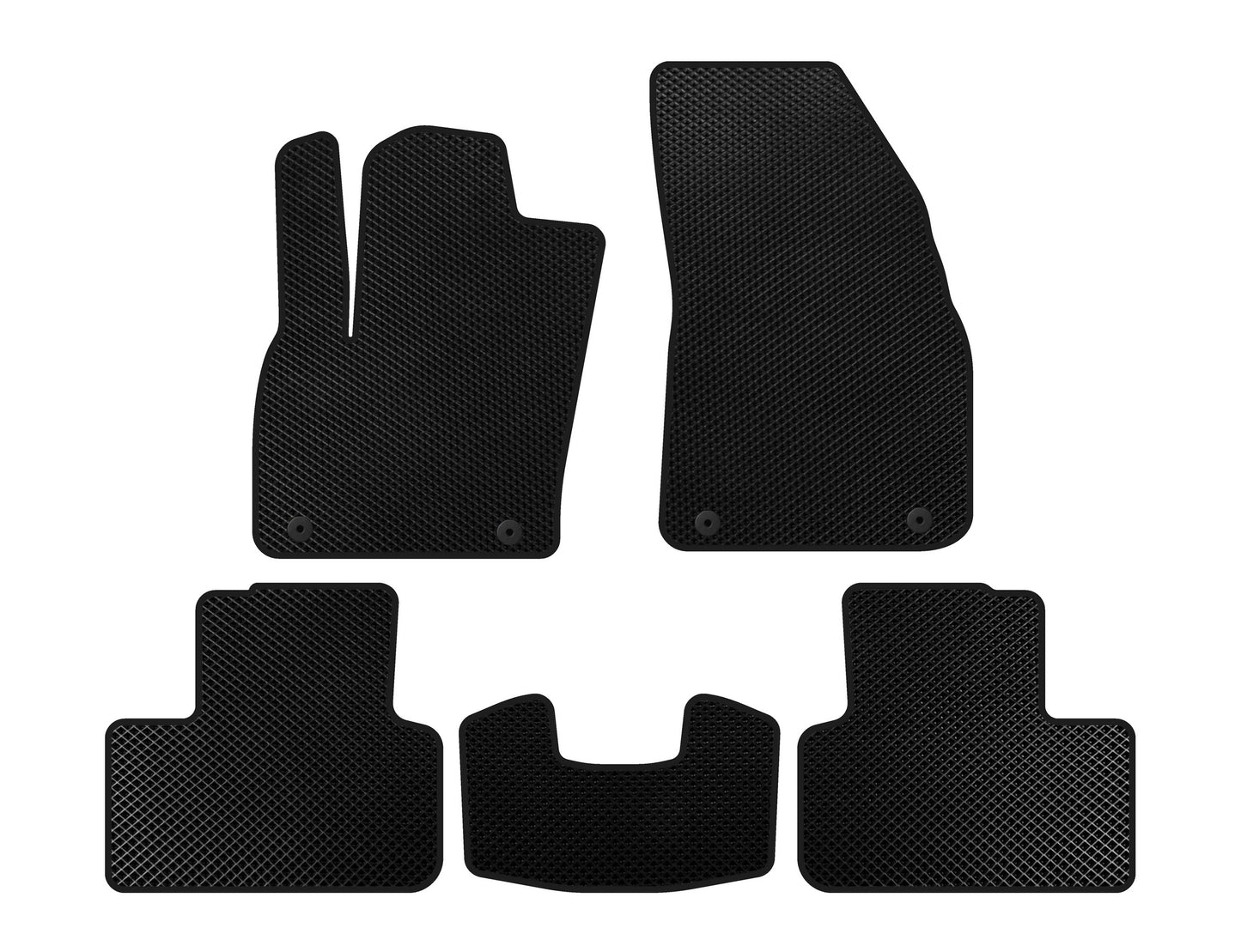 EVA Floor Mats (Black) for Volvo XC40 2018- - image 1