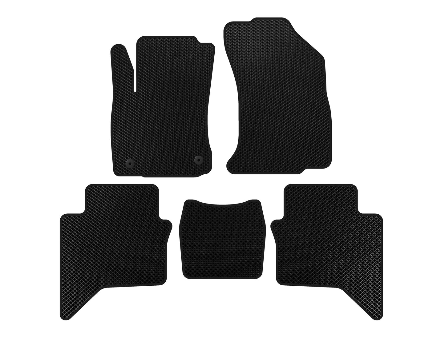EVA Floor Mats (black) for Toyota Hilux 2015- - image 1