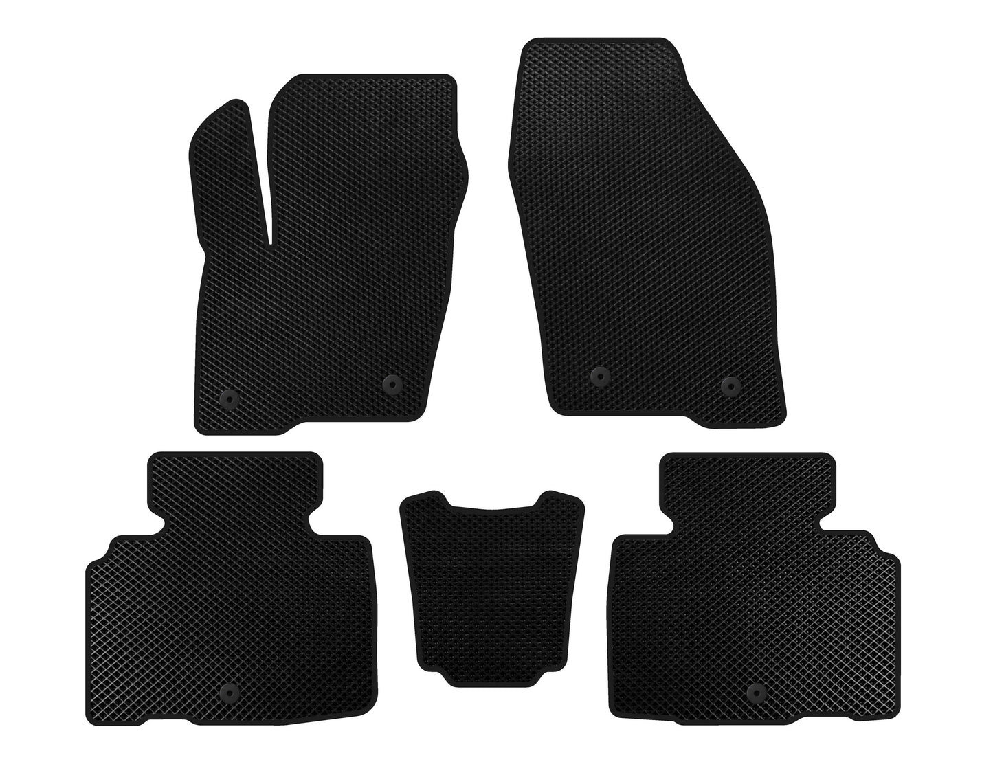 EVA Floor Mats (Black) for Lincoln MKX 2015- - image 1