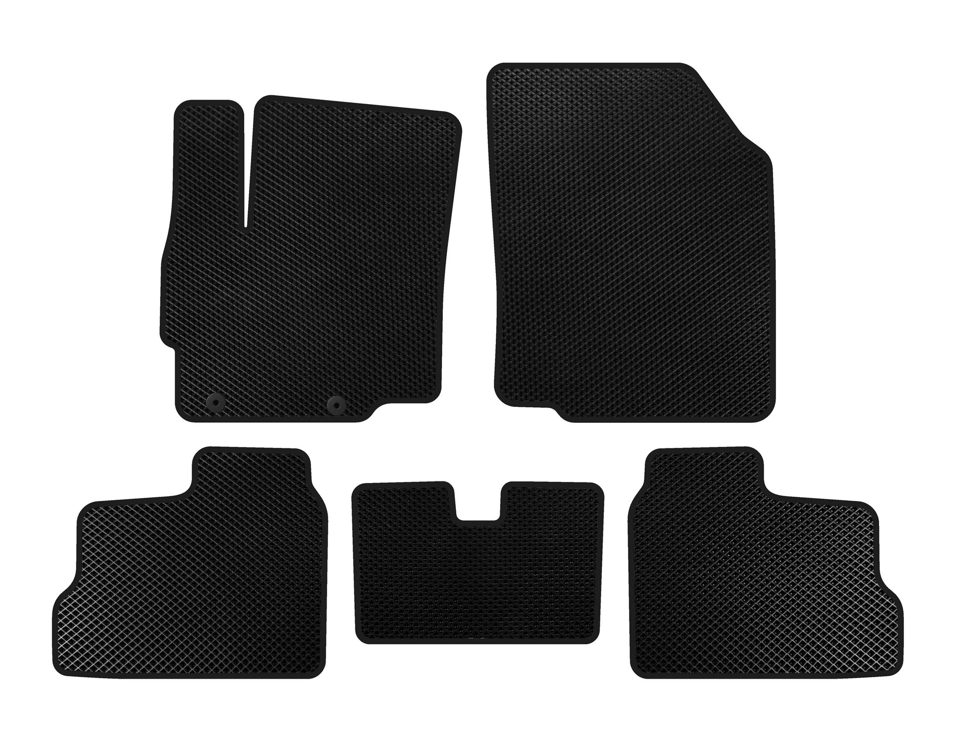 EVA Floor Mats (for Mirage, HB, Black) for Mitsubishi Space Star/Mirage 2012- - image 1