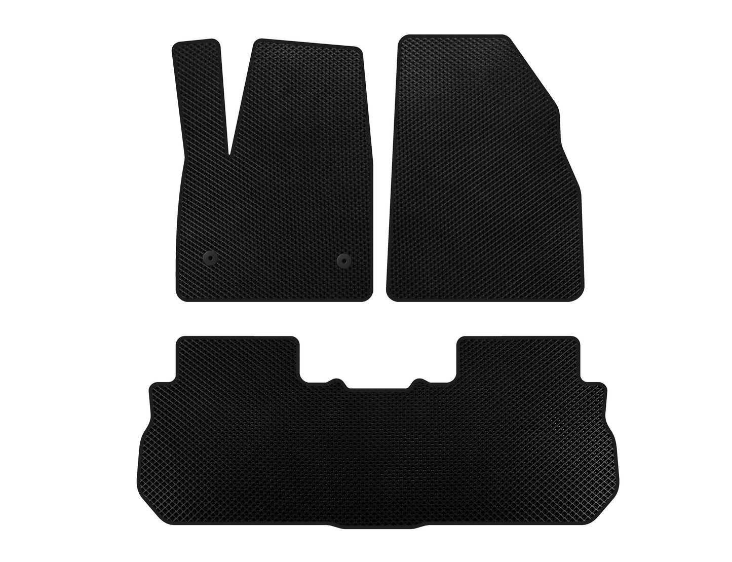 EVA Floor Mats (2 Rows, 2017-2019, Black) for GMC Acadia 2017- - image 1