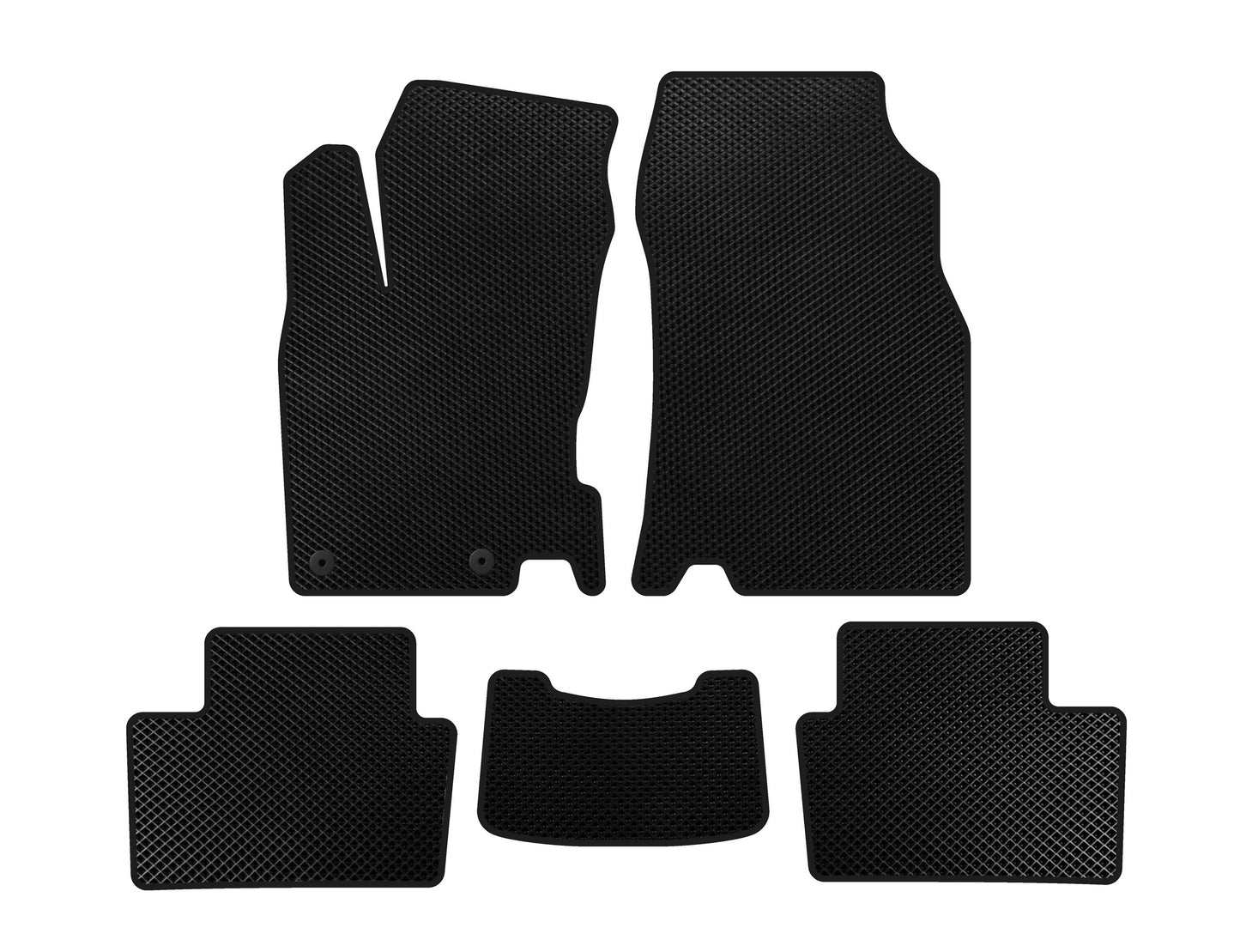 EVA Floor Mats (2015-2018, Black) for Renault Kadjar 2015-2022 - image 1
