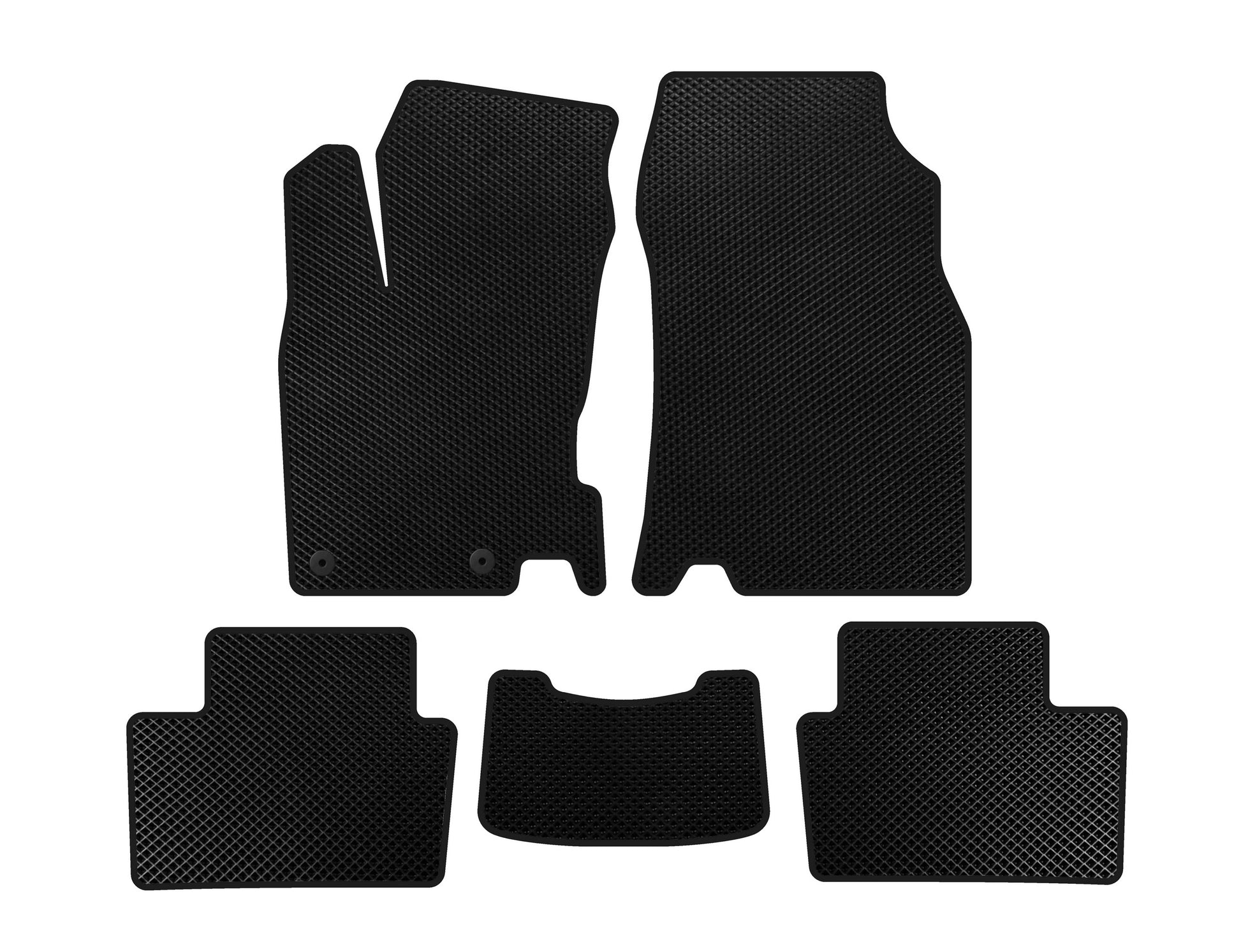 EVA Floor Mats (2015-2018, Black) for Renault Kadjar 2015-2022 - image 1