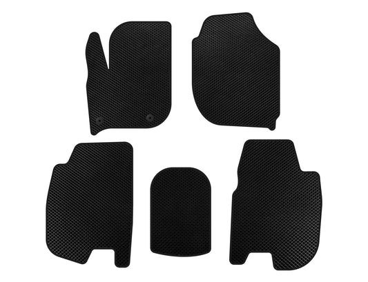 EVA Floor Mats (HB, Black) for Honda FIT/Jazz 2014- - image 1