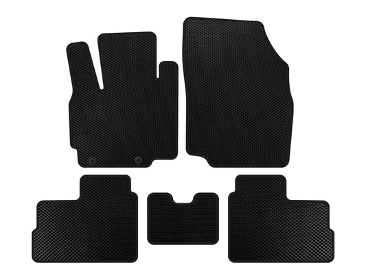 EVA Floor Mats (for Space Star, 2012-2016, HB, Black) for Mitsubishi Space Star/Mirage 2012- - image 1